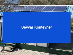 Seyyar Konteyner Seyyar Konteyner
