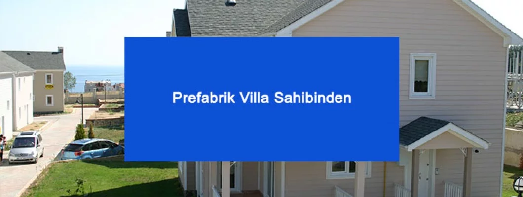 Prefabrik Villa Sahibinden