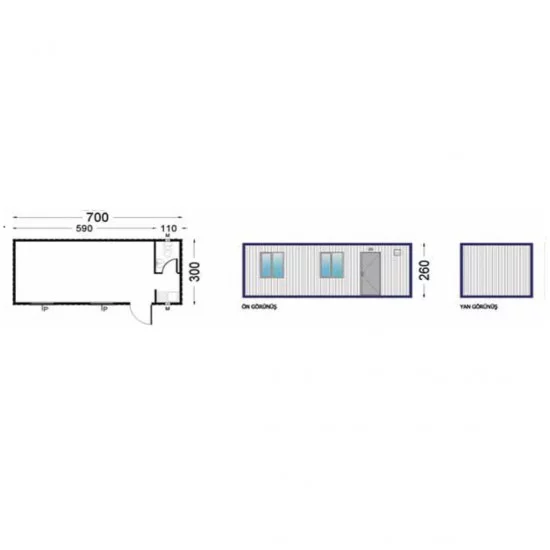 Standart Konteyner PK 204 Konteyner Standart Konteyner PK 204 Konteyner