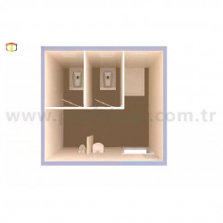 WC / Duş Konteyner PKW 03 Konteyner  WC / Duş Konteyner PKW 03 Konteyner