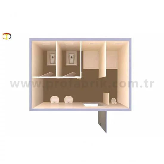 WC / Duş Konteyner PKW 04 Konteyner WC / Duş Konteyner PKW 04 Konteyner