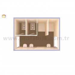 WC / Duş Konteyner PKW 05 Konteyner  WC / Duş Konteyner PKW 05 Konteyner