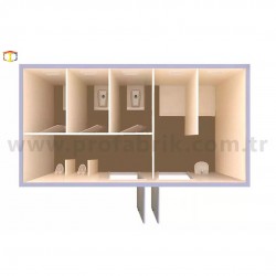 WC / Duş Konteyner PKW 07 Konteyner  WC / Duş Konteyner PKW 07 Konteyner