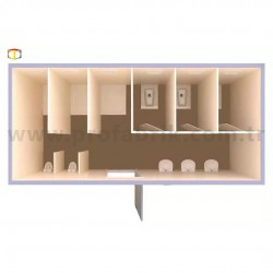 WC / Duş Konteyner PKW 08 Konteyner  WC / Duş Konteyner PKW 08 Konteyner