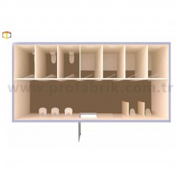 WC / Duş Konteyner PKW 09 Konteyner  WC / Duş Konteyner PKW 09 Konteyner