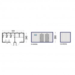 WC / Duş Konteyner PKW 07 Konteyner  WC / Duş Konteyner PKW 07 Konteyner