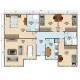 Karanfil Tek Katlı Prefabrik Ev 129m² Karanfil Tek Katlı Prefabrik Ev 129m²