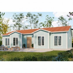 Ortanca Tek Katlı Prefabrik Ev 107m² Ortanca Tek Katlı Prefabrik Ev 107m²