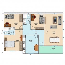 Şebboy Tek Katlı Prefabrik Ev 128 m² Şebboy Tek Katlı Prefabrik Ev 128 m²