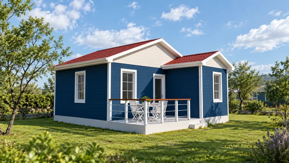 Leylak Tek Katlı Prefabrik Ev 62m²