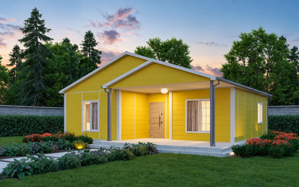 Одноэтажный сборный дом Papatya 83m²