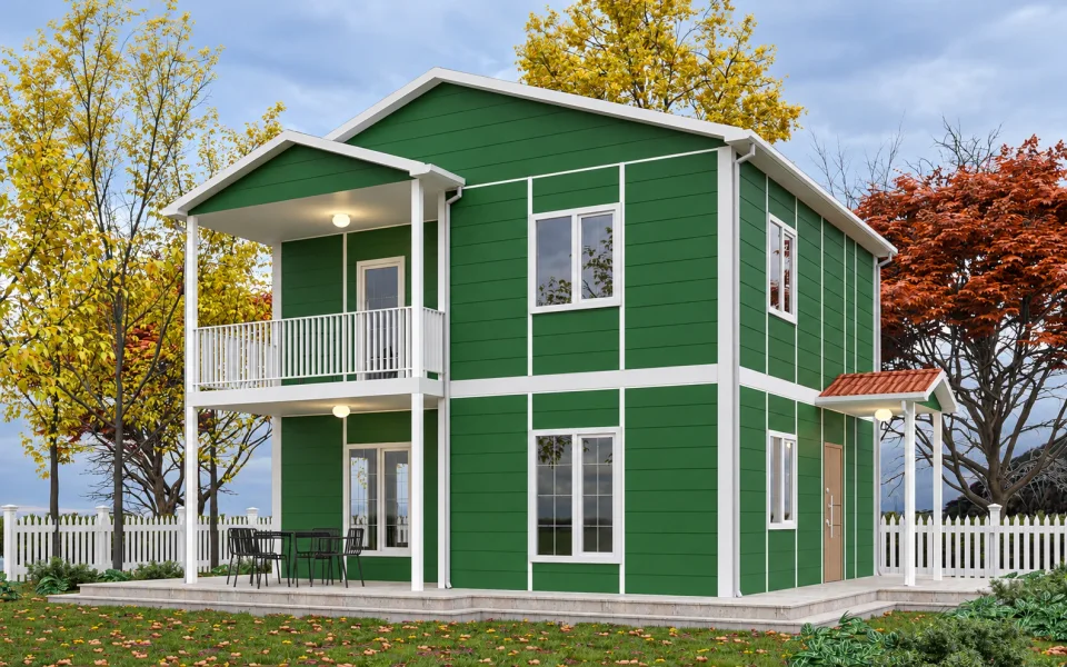 Kasımpatı Çift Katlı Prefabrik Ev 116m²