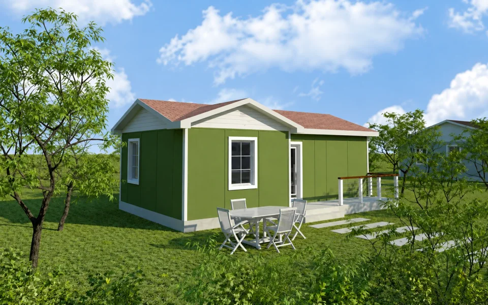 Nergis Tek Katlı Prefabrik Ev 49m²