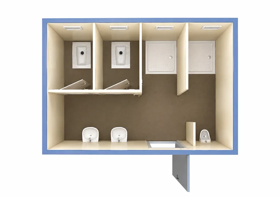 WC / Duş Konteyner PKW 04 Konteyner