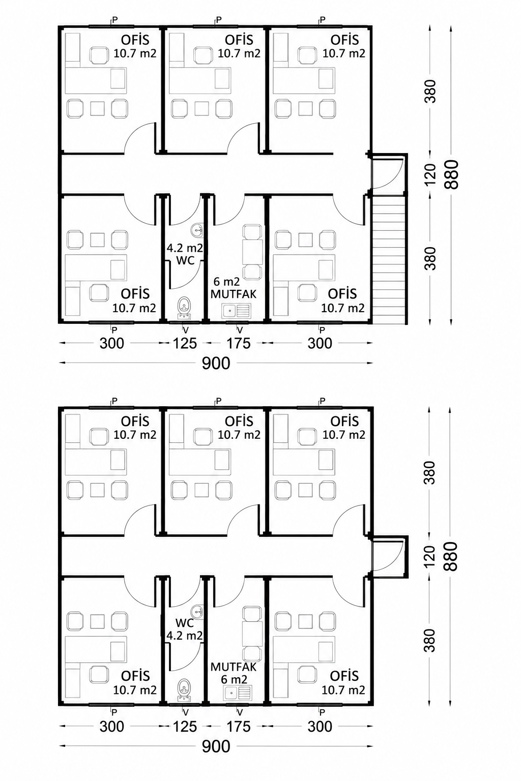 Ofis Konteyneri 160 m²