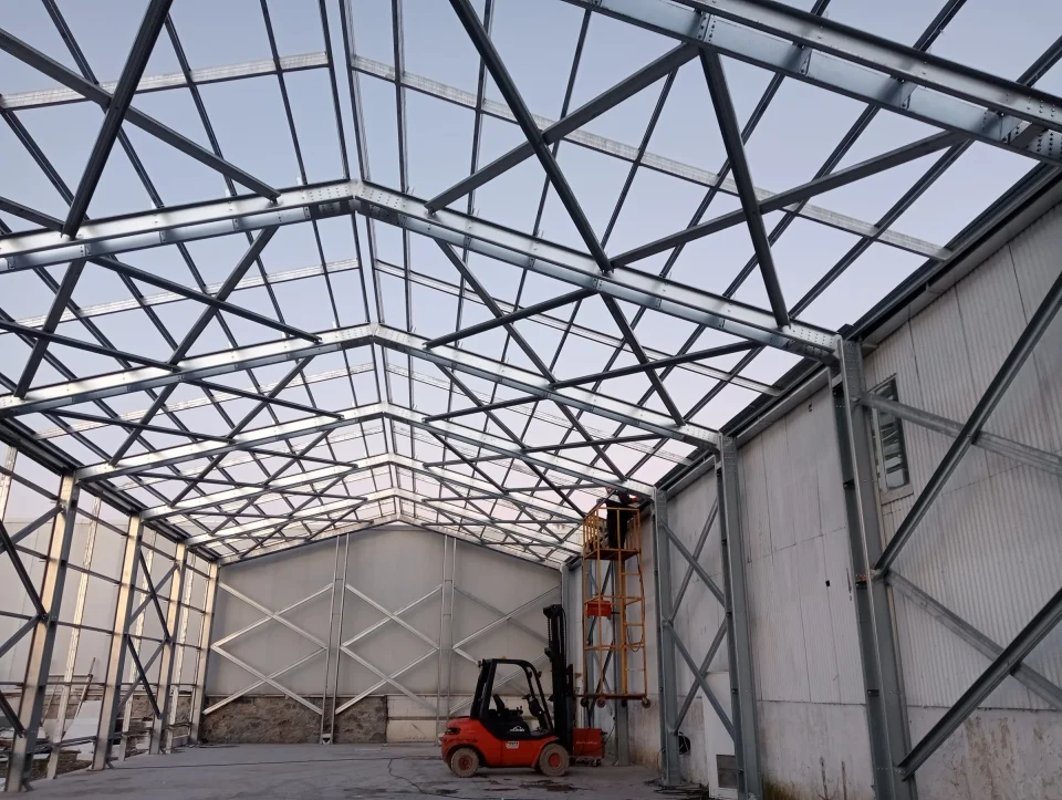 Çelik hangar uygulaması — 01 — Proje fotoğrafı