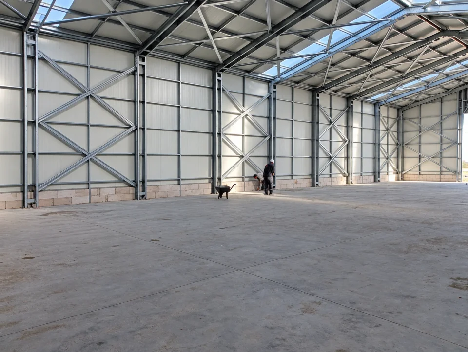 Çelik hangar uygulaması — 01 — Proje fotoğrafı