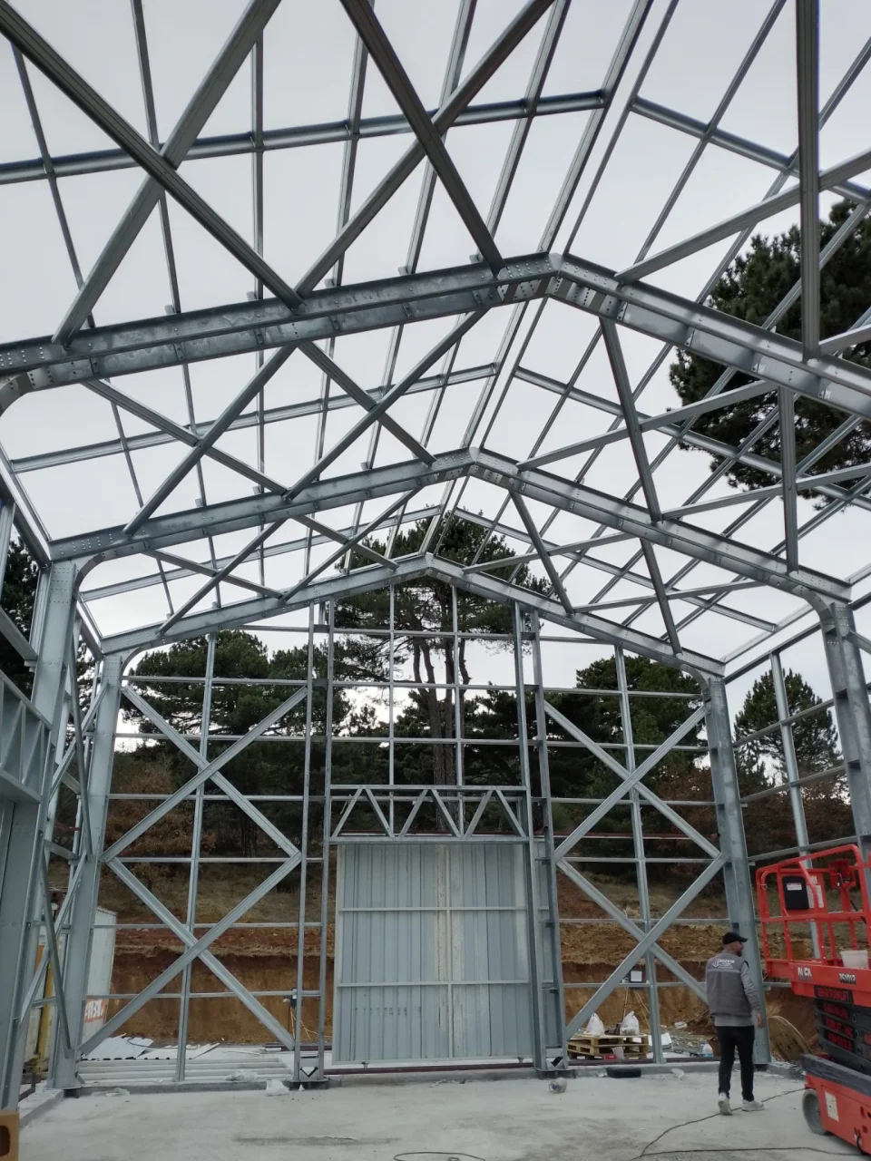 Çelik hangar uygulaması — 02 — Proje fotoğrafı
