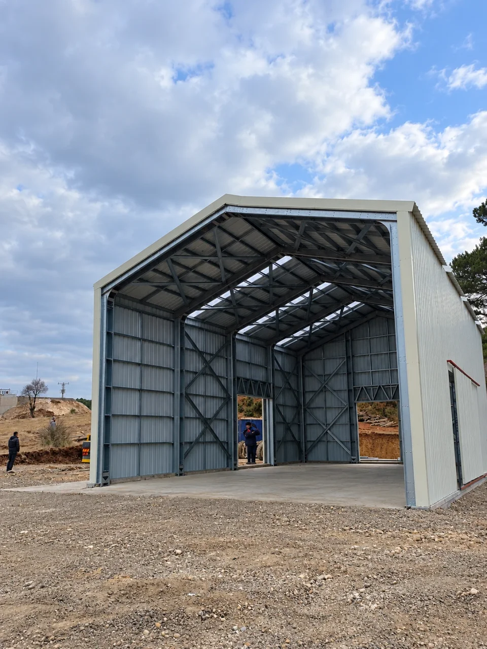 Çelik hangar uygulaması — 02