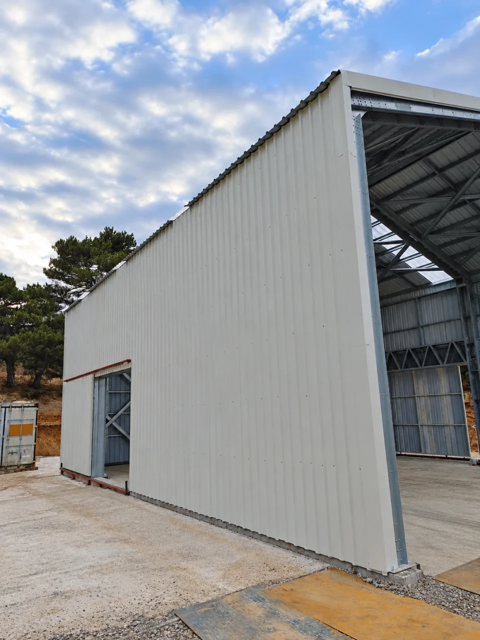 Çelik hangar uygulaması — 02 — Proje fotoğrafı