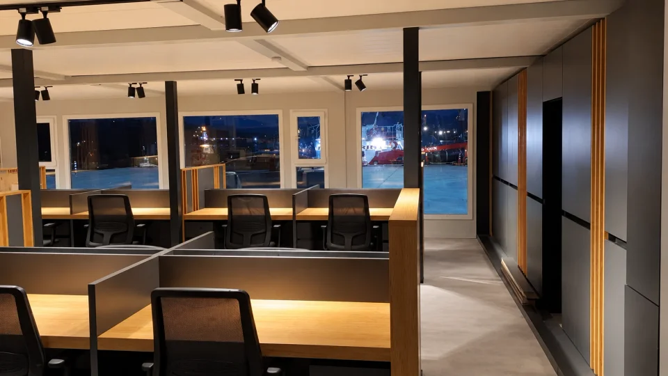 İki katlı modüler ofis — Proje fotoğrafı