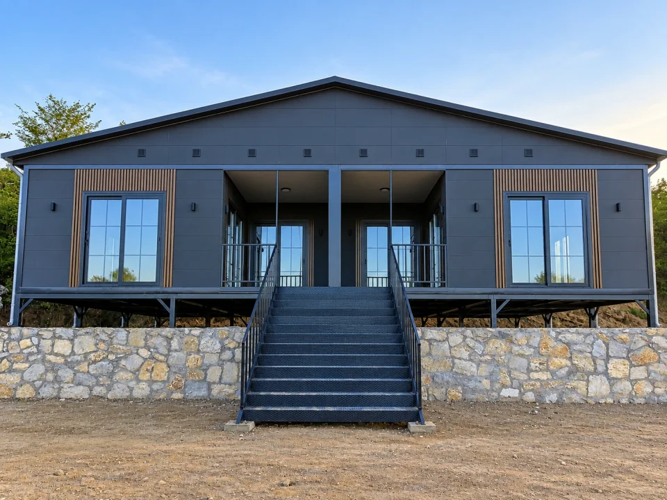 Verandalı Modüler Konut 04