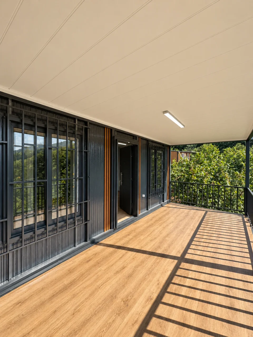 Verandalı Modüler Konut 02 — Proje fotoğrafı