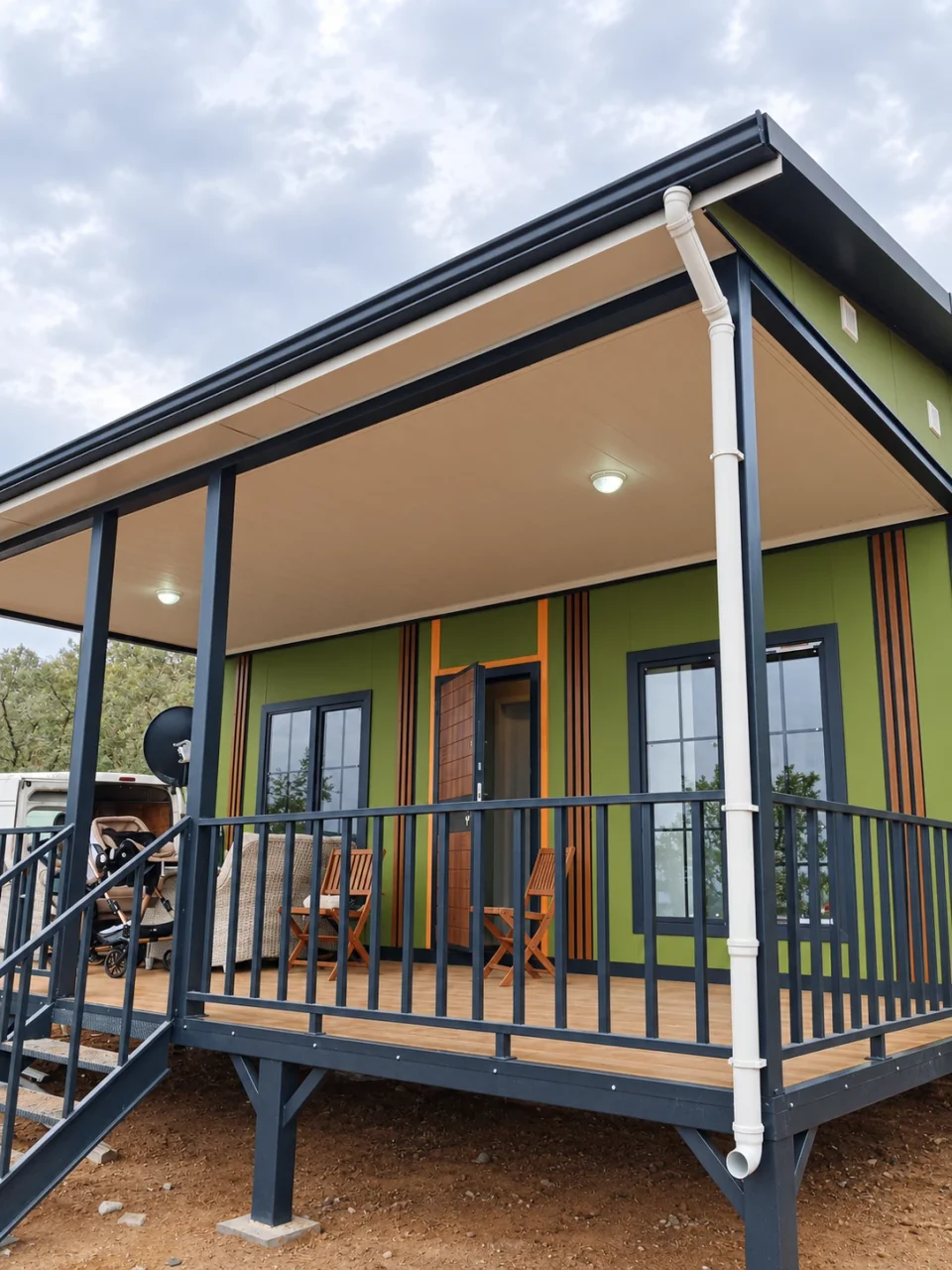 Verandalı Modüler Konut 05 — Proje fotoğrafı