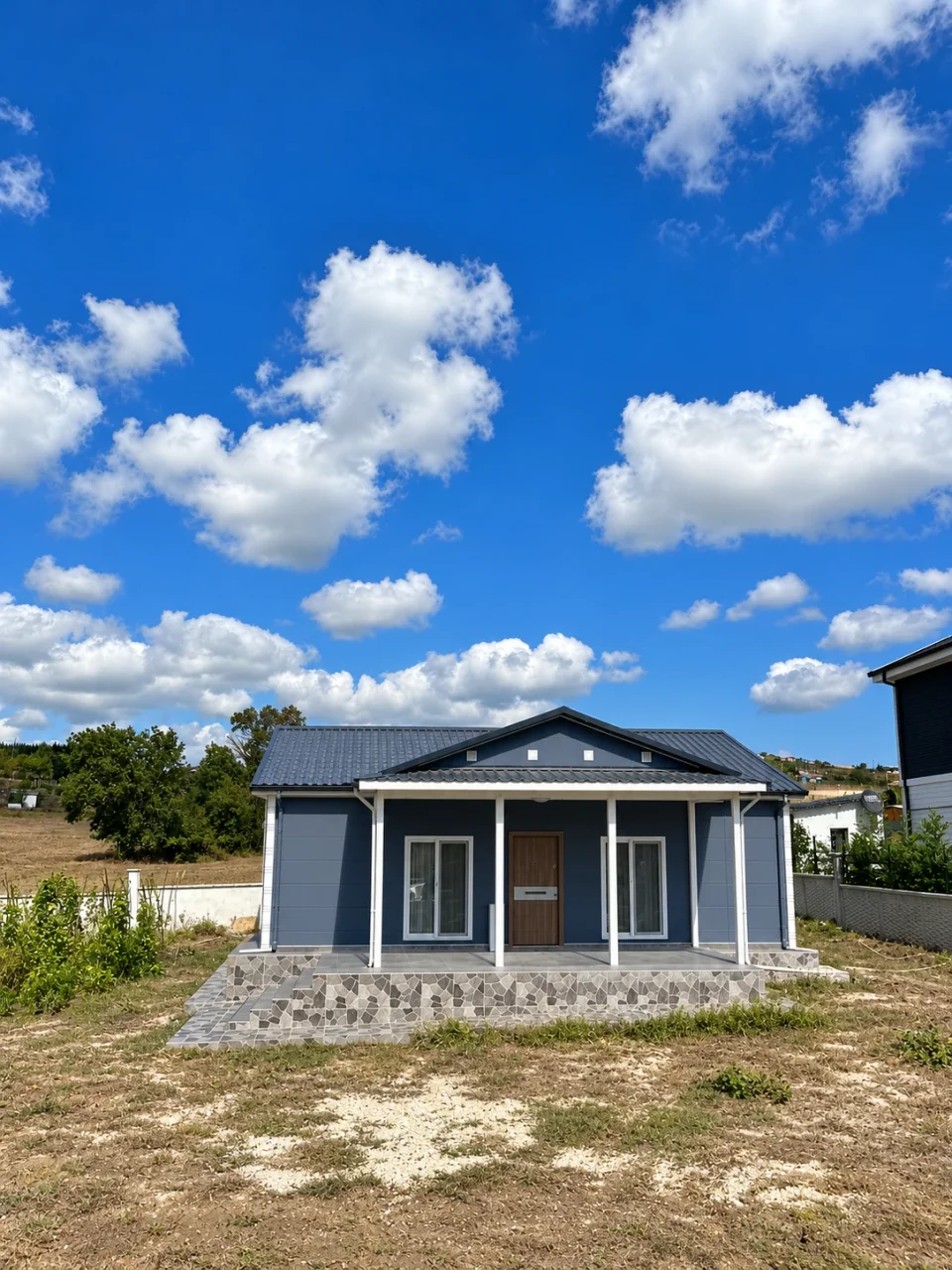 Verandalı Prefabrik Konut 01