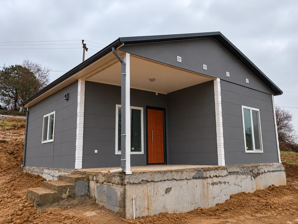Verandalı Prefabrik Konut 10
