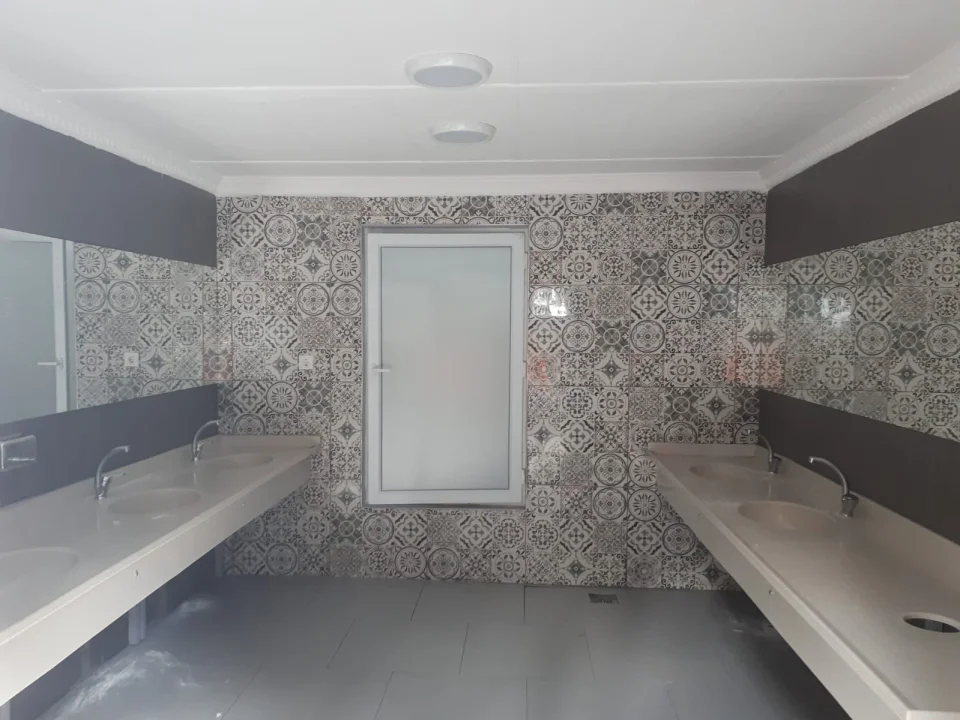 Prefabrik abdesthane uygulaması — Proje fotoğrafı