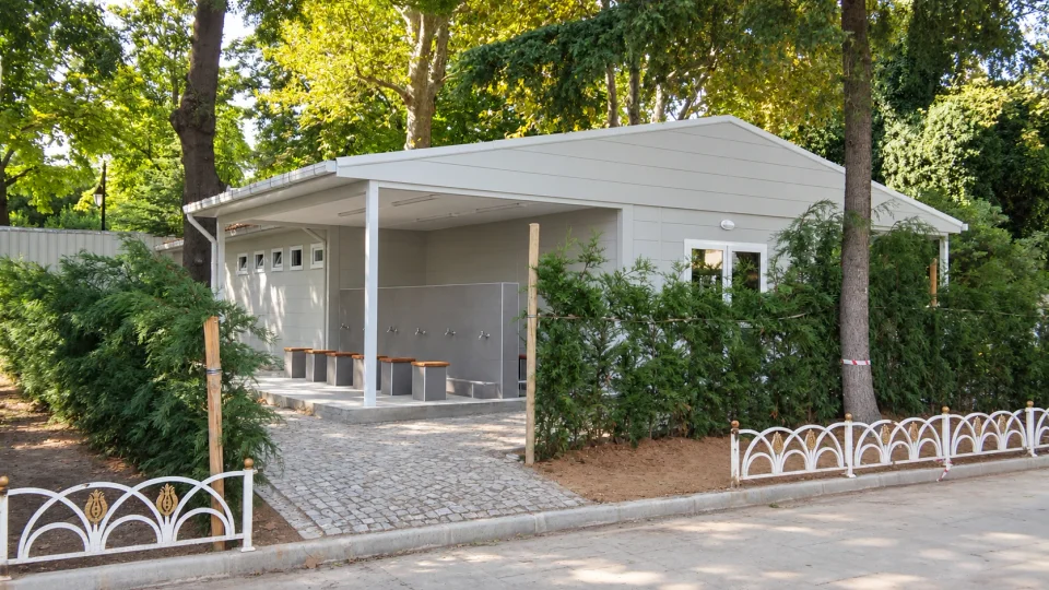 Prefabrik abdesthane uygulaması — Proje fotoğrafı