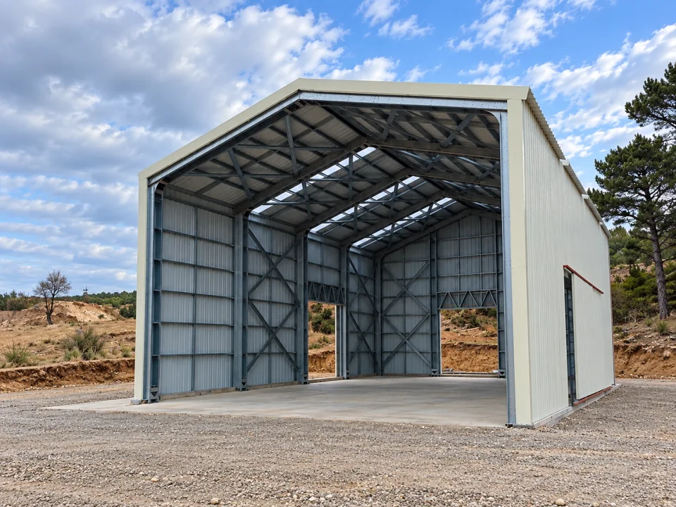 Çelik Hangar Projesi 150 m²