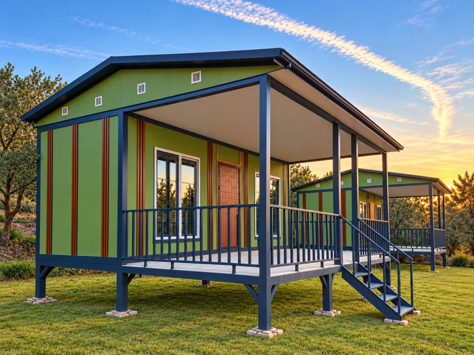 Verandalı Modüler Konut 42 m²
