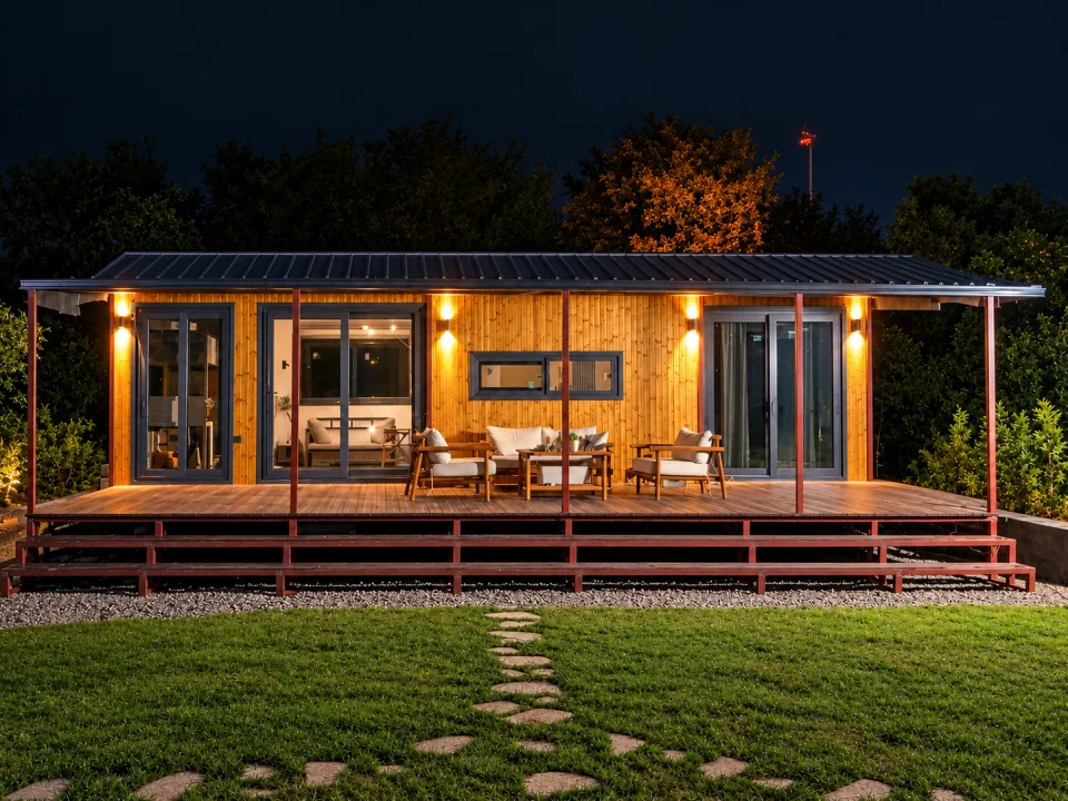 Verandalı Premium Tiny House 25 m² · Veranda 30 m²