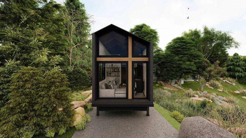 Tiny House 002 — Dış cephe görünümü 3