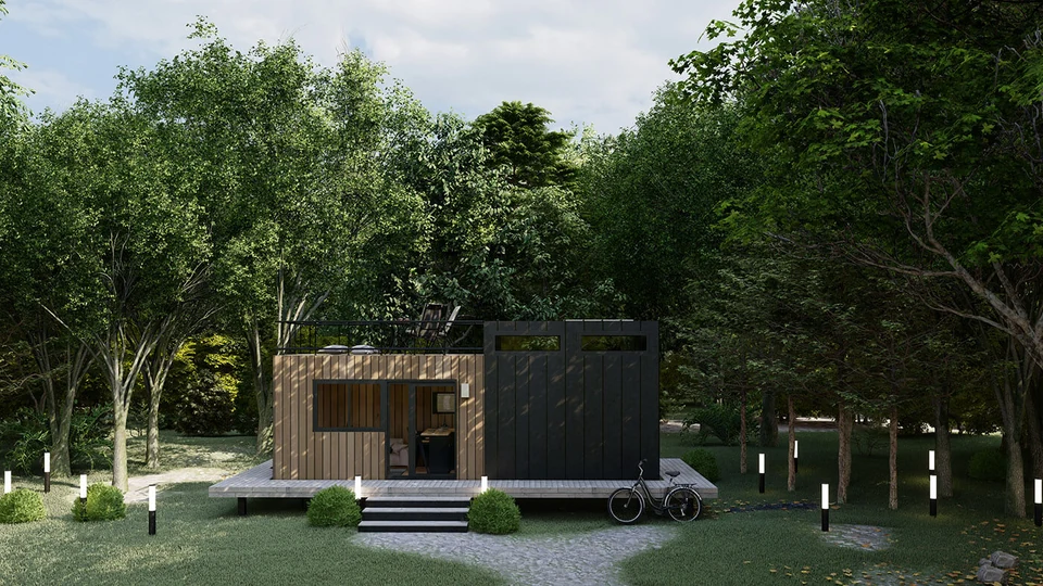 Tiny House 004 — Dış cephe görünümü 15