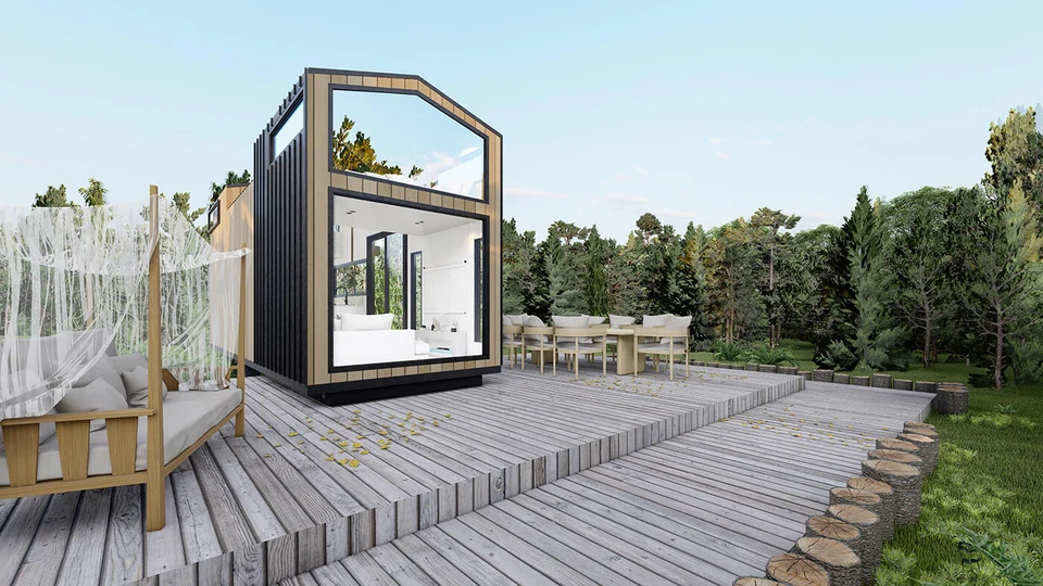 Tiny House 001 — Dış cephe görünümü 11