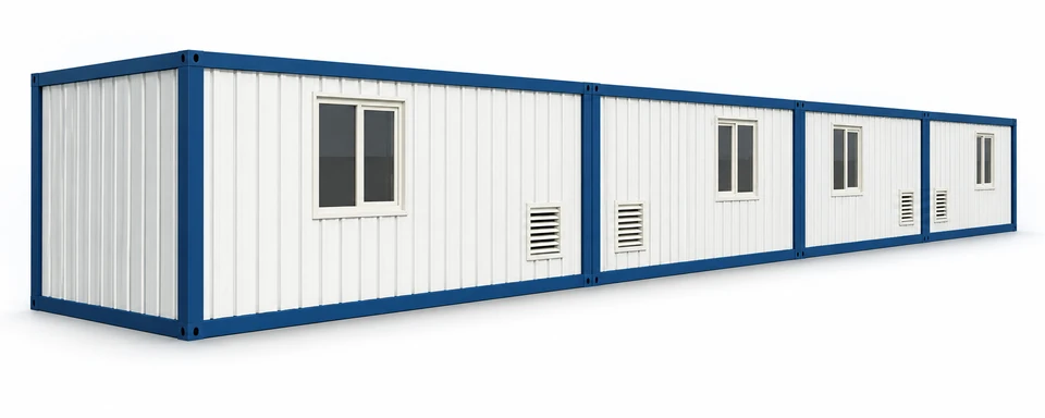 Personel Yatakhanesi Konteyner 72 m² — Yapı görünümü